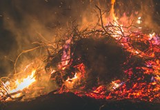 С пищни огньове и феерия от цветове жителите около Русе