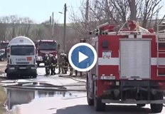 Цистерната е превозвала около 1 5 тона пропан бутанЦистерна с газ пламна