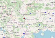 Трусът е бил регистриран в 20 36 часаСлабо земетресение с магнитуд