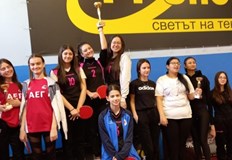 Общинските ученически игри по тенис на маса за учебната 2022 2023