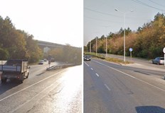 Шофьорът може да се забие право в мантинелата когато я