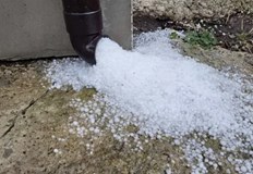 Ледените парченца са били с размерите на черешаГрадушка падна над