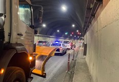 Автовозът се е самозапалил в тръбата в посока СофияПожар в