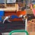 Питбули на детска площадка в Русе