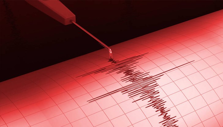 Земетресението е станало на около 100 км северно от границата с България