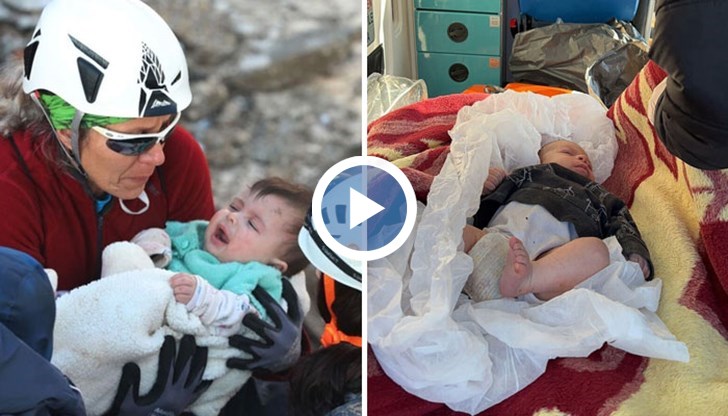 Бебенце се роди под развалините в Сирия