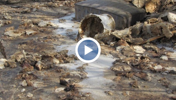 Течности с миризма на химикали и пастообразна субстанция са открити в нерегламентираното сметище