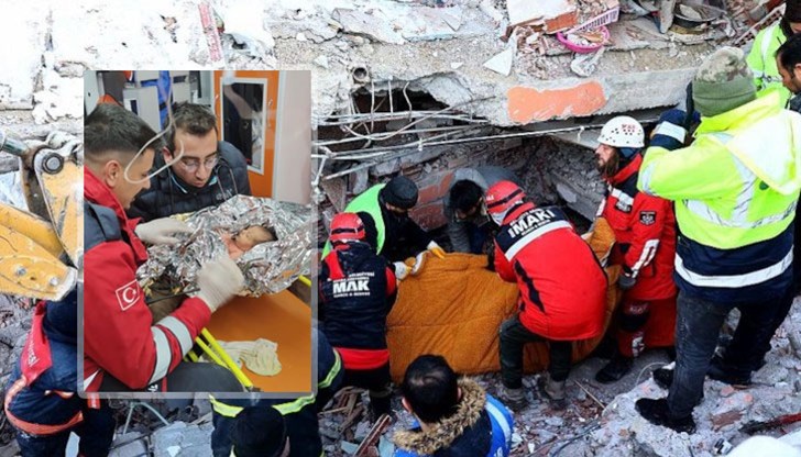 Чудото се случи 90 часа след първия трус в Турция Чудото се случи 90 часа след първия трус в Турция