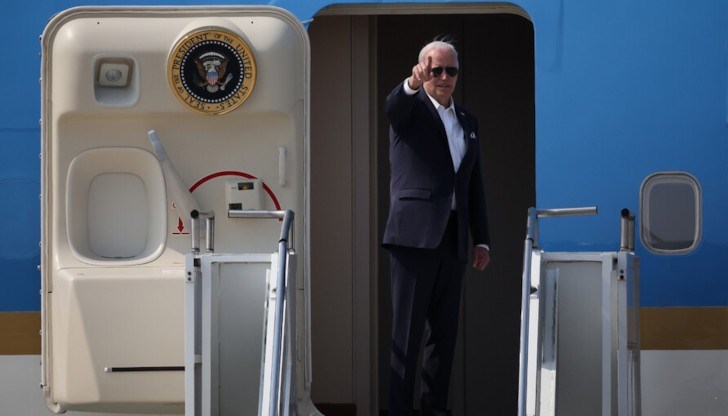 Това е първата визита на американския президент в Украйна от началото на руската инвазия Това е първата визита на американския президент в Украйна от началото на руската инвазия