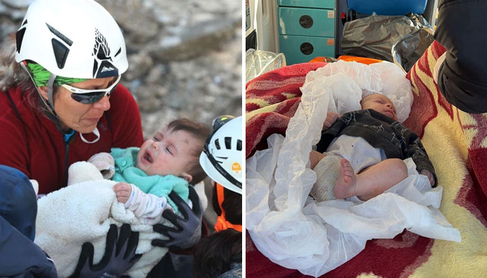 Бебенце се роди под развалините в СирияВече втори ден Турция