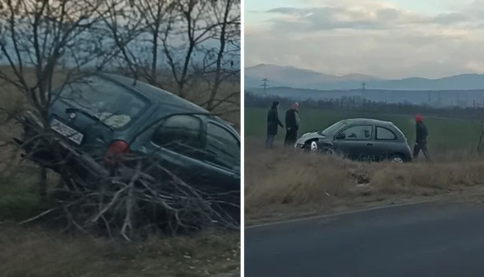 Другият автомобил, участвал в катастрофата, се е озовал в полетоКола