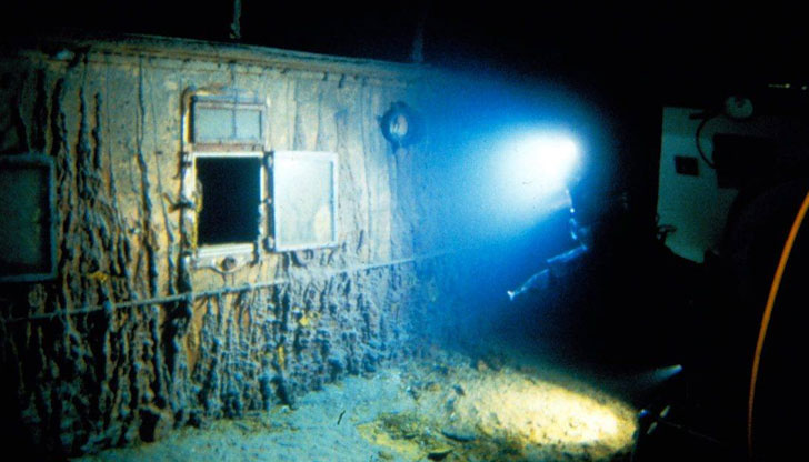 Луксозният лайнер е локализиран през 1985 г.Разпространиха видео от 1986