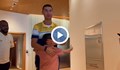 Кристиано Роналдо зарадва дете, оцеляло при земетресението в Сирия