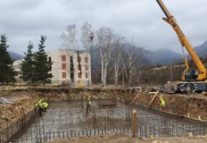 Строежът на комплекса започна през декември миналата година и се