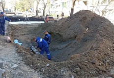 Аварията е в центъра на града районът е отцепенПри ремонтни