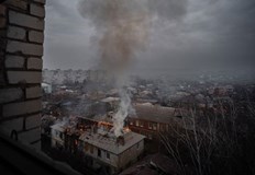 Поразена е жилищна сграда в село Камянске което се намира
