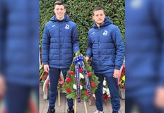 Футболистите от русенския Дунав се включиха в отбелязването на националния