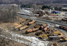 Инцидентите с влакове превозващи опасни товари в Америка зачестяватВлакова композиция