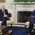 Джо Байдън разговаря с германския канцлер Олаф Шолц в Белия дом