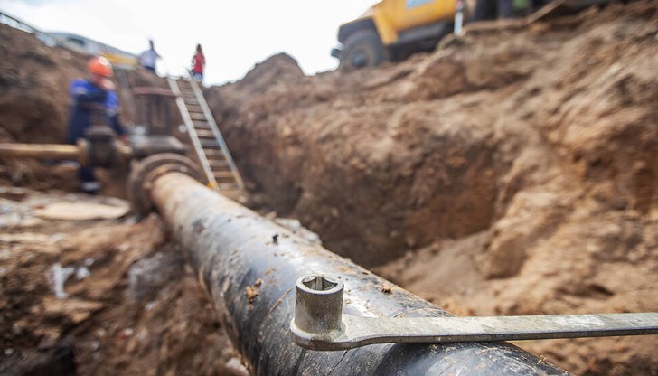 На мястото на инцидента има екипи на "Овергаз" На мястото на инцидента има екипи на "Овергаз"