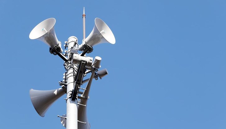 Тестването на сирените в Русе ще бъде на 3 април, понеделник, от 11:00 часа