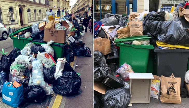 Заради протестите срещу пенсионната реформа работниците отказаха да събират боклука и вече съществува риск за общественото здраве