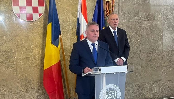 Румънският министър на вътрешните работи се срещна с хърватския си колега Давор Божинович