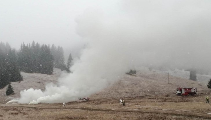 В учението участваха екипи от Единната спасителна система