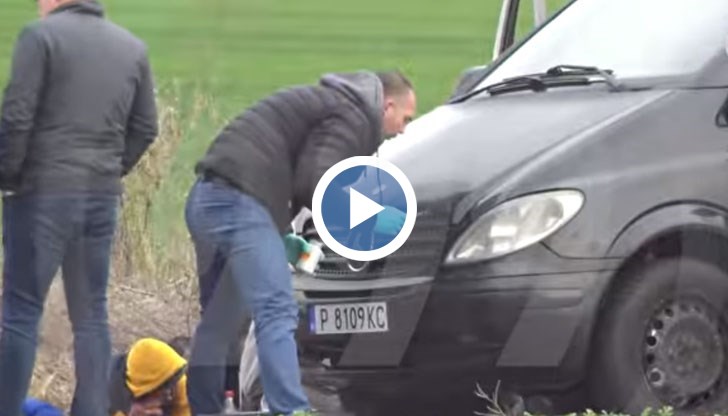 Шофьорът на буса е избягал и в момента се издирва