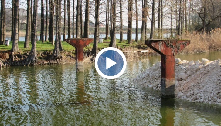 Мостът ще даде възможност за съкращаване на разстоянието и преминаване над езерото в най-тясната му част