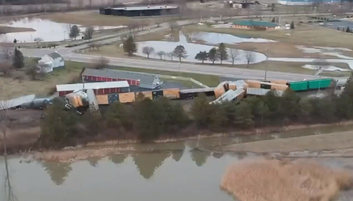 Това е втори подобен инцидент за по-малко от месецТоварен влак