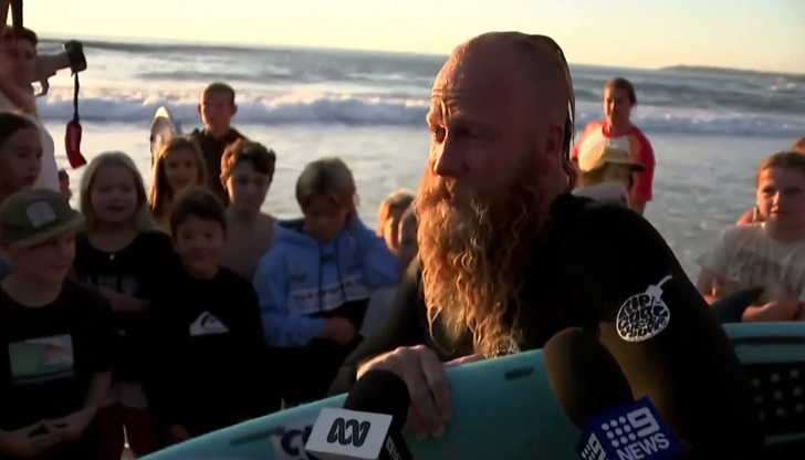 Блейк Джонстън успя да покори над 700 вълниБившият австралийски сърфист