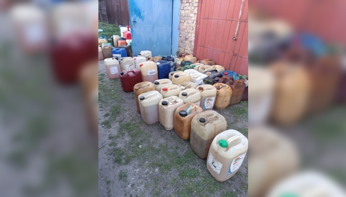 Горивото е открито в частен имот от митнически служители на