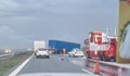 ТИР причини задръстване на магистрала "Тракия"