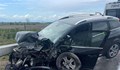 Двама мъже пострадаха при верижна катастрофа край Пловдив