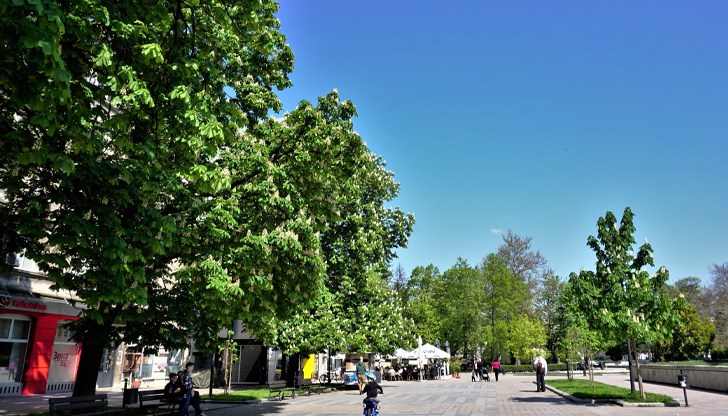 В Русе максималните градуси ще достигнат 21°