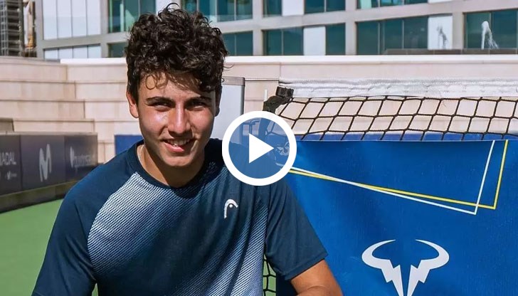 Иван Иванов е сред най-добрите тенисисти до 14-годишна възраст в Европа