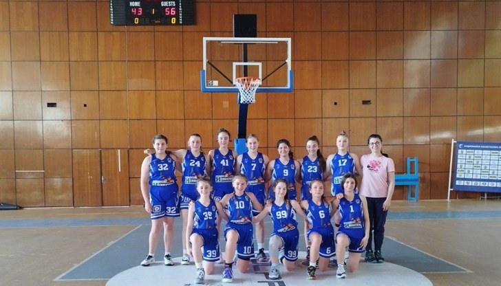 Младите баскетболистки се наложиха с 43:56 над отбора на "Черноморец 2014"