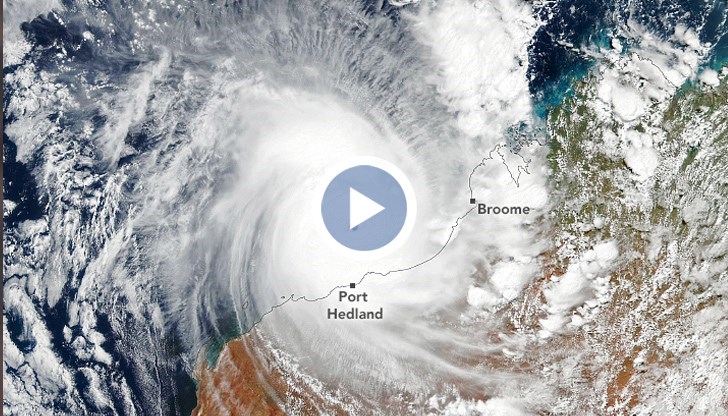Ураганният вятър достигна рекордните 288 км/ч