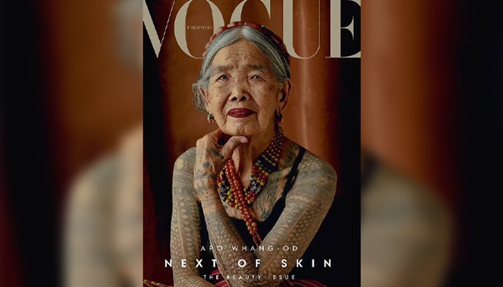 Нейната фотосесия се появи в априлския брой на известно филипинско издание на Vogue