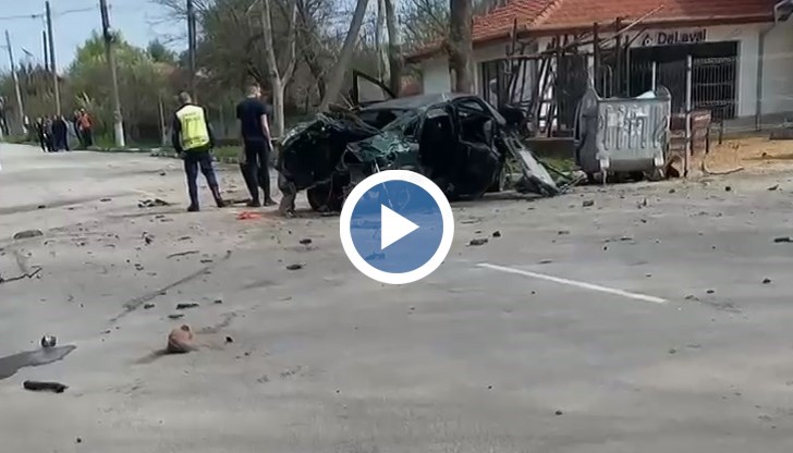18-годишният шофьор забил колата в стълб заради превишена скорост