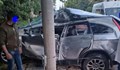 Джип се размаза в стълб в Димитровград