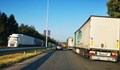 Интензивен трафик на товарни автомобили на изход към Румъния