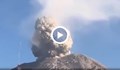 Вулканът Попокатепетъл изригна газ, дим и пепел