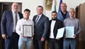 Кметът на Русе награди Ангел Русев за европейската титла по вдигане на тежести