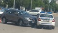 Джип нацели патрулка в София