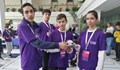 Ученици от Английската гимназия спечелиха трето място на национално състезание по роботика