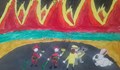 Над 100 деца от Русенско рисуваха за конкурса „С очите си видях бедата"