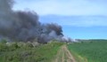 Голям пожар избухна до депото за битови отпадъци в Монтана