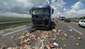Румънски камион предизвика тежка катастрофа на Северната скоростна тангента